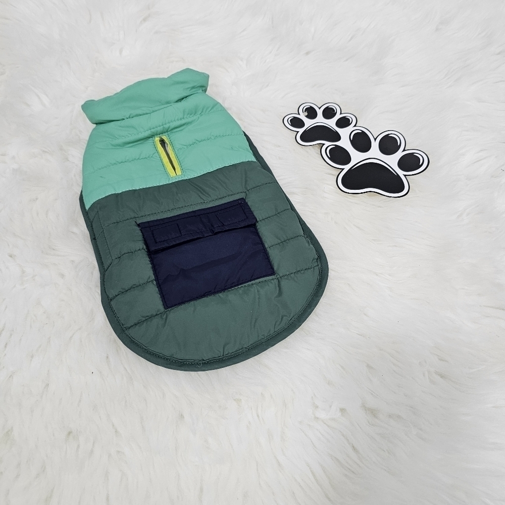 Boots & Barkley Green and Blue Dog Jacket too small for my dog